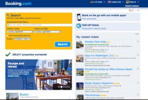 Booking.com hiện tại